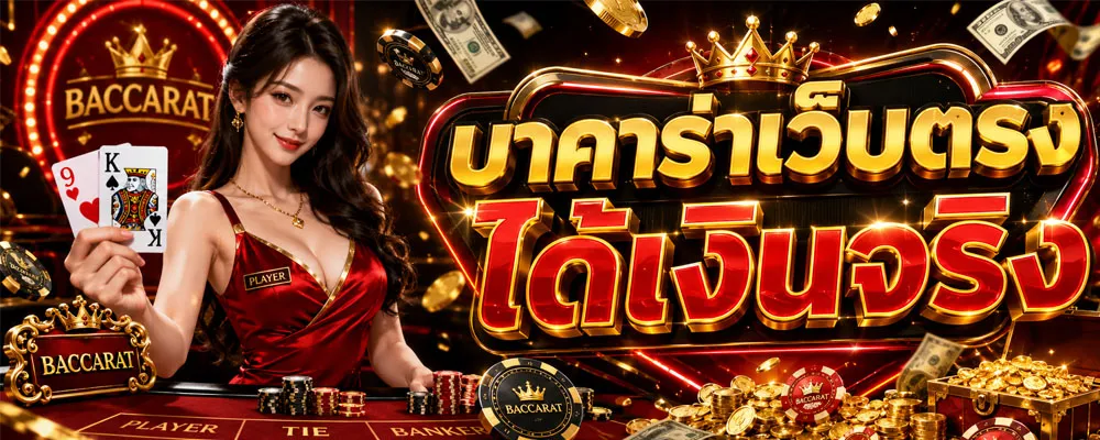 บาคาร่าเว็บตรง ได้เงินจริง